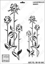 Schablone-Stencil A3 211-802 Langstielige Rosen